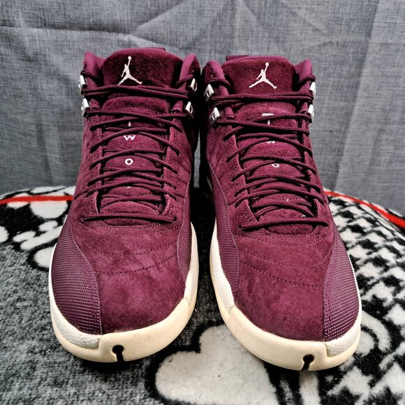 %Size 11.5 Nike Air Jordan 12 Hi Retro XII Bordeaux 2017 Men 130690-617 AJ15